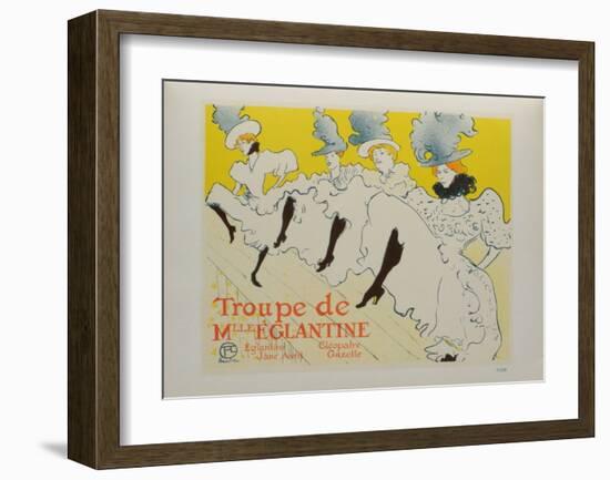 La troupe de Melle Eglantine-Henri de Toulouse-Lautrec-Framed Collectable Print