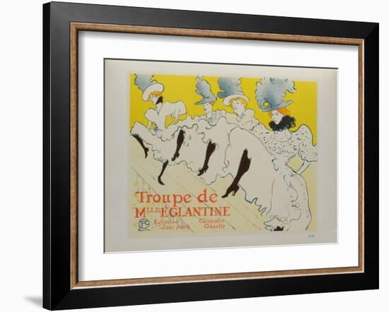 La troupe de Melle Eglantine-Henri de Toulouse-Lautrec-Framed Collectable Print