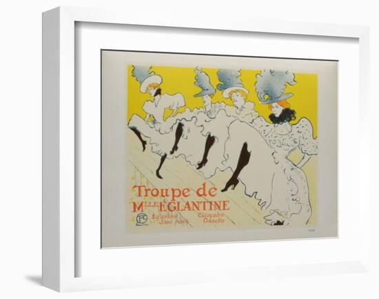 La troupe de Melle Eglantine-Henri de Toulouse-Lautrec-Framed Collectable Print