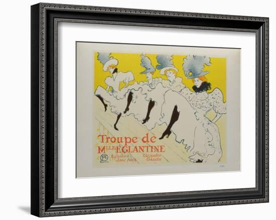 La troupe de Melle Eglantine-Henri de Toulouse-Lautrec-Framed Collectable Print