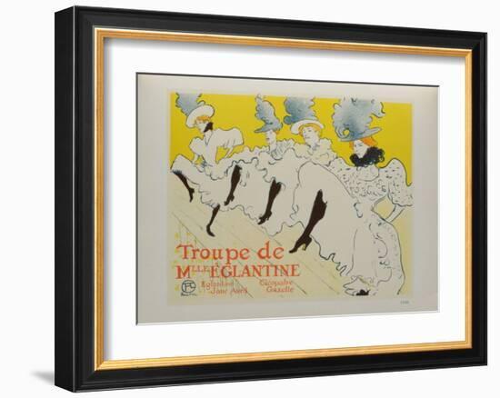 La troupe de Melle Eglantine-Henri de Toulouse-Lautrec-Framed Collectable Print