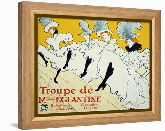 La Troupe De Mlle Églantine, 1896-Henri de Toulouse-Lautrec-Framed Premier Image Canvas