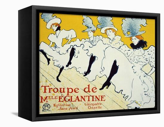 La Troupe De Mlle Églantine, 1896-Henri de Toulouse-Lautrec-Framed Premier Image Canvas