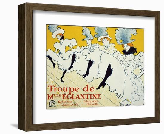 La Troupe De Mlle Églantine, 1896-Henri de Toulouse-Lautrec-Framed Giclee Print