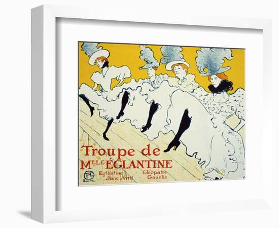 La Troupe De Mlle Églantine, 1896-Henri de Toulouse-Lautrec-Framed Giclee Print