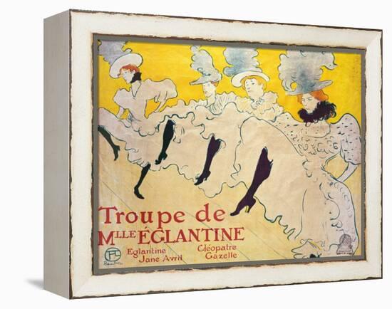 La Troupe De Mlle. Eglantine-Henri de Toulouse-Lautrec-Framed Premier Image Canvas