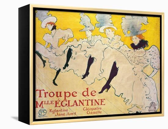 La Troupe De Mlle. Eglantine-Henri de Toulouse-Lautrec-Framed Premier Image Canvas