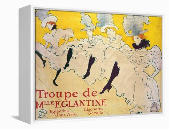 La Troupe De Mlle. Eglantine-Henri de Toulouse-Lautrec-Framed Premier Image Canvas