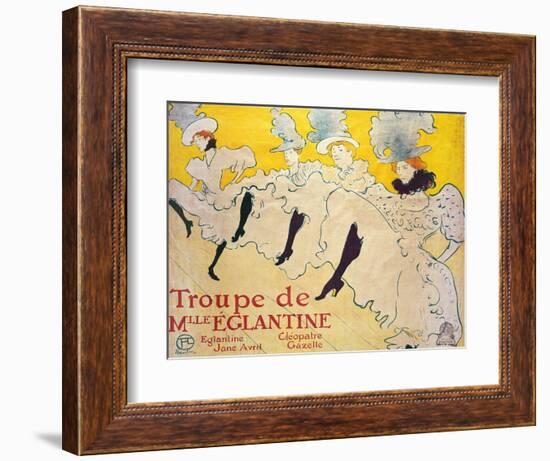 La Troupe De Mlle. Eglantine-Henri de Toulouse-Lautrec-Framed Giclee Print