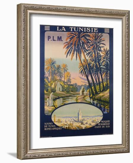 La Tunisie Poster-Constant Duval-Framed Giclee Print