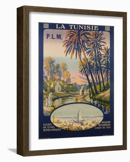 La Tunisie Poster-Constant Duval-Framed Giclee Print