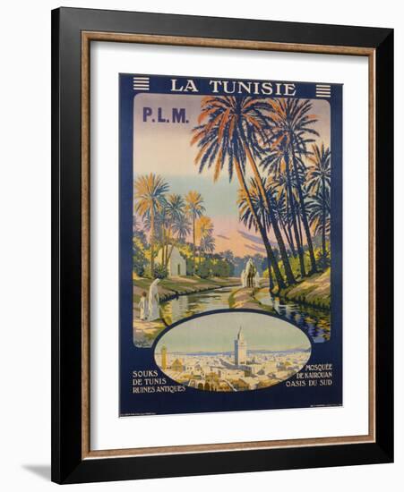 La Tunisie Poster-Constant Duval-Framed Giclee Print