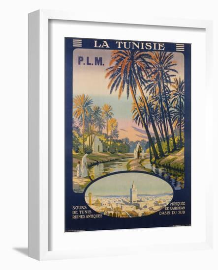 La Tunisie Poster-Constant Duval-Framed Giclee Print