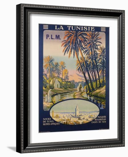 La Tunisie Poster-Constant Duval-Framed Giclee Print