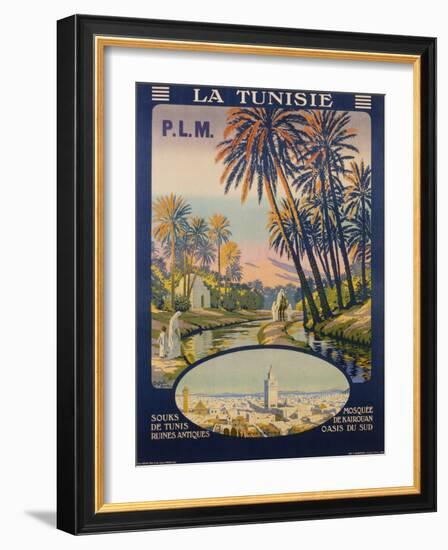 La Tunisie Poster-Constant Duval-Framed Giclee Print