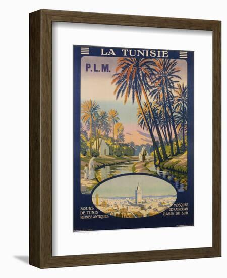 La Tunisie Poster-Constant Duval-Framed Giclee Print