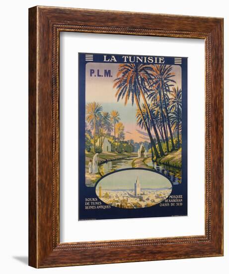 La Tunisie Poster-Constant Duval-Framed Giclee Print