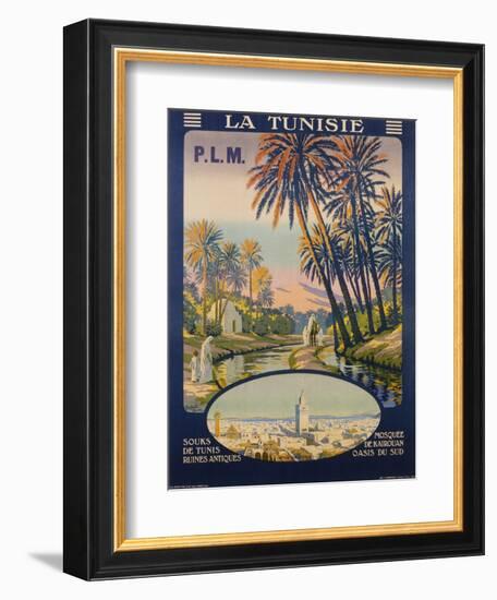 La Tunisie Poster-Constant Duval-Framed Giclee Print