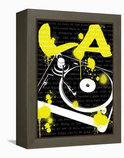 LA Turn Table-N. Harbick-Framed Stretched Canvas