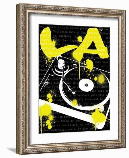 LA Turn Table-N. Harbick-Framed Art Print