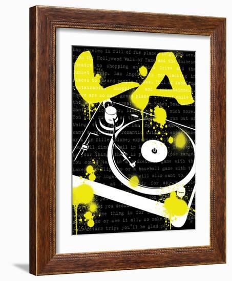 LA Turn Table-N. Harbick-Framed Art Print