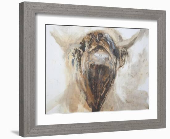 La Vache,Cow, 2015-Lou Gibbs-Framed Giclee Print