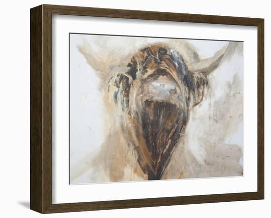 La Vache,Cow, 2015-Lou Gibbs-Framed Giclee Print