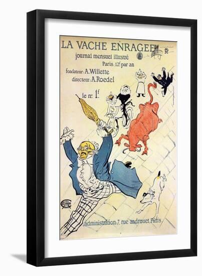 La Vache Enragée, 1896-Henri de Toulouse-Lautrec-Framed Giclee Print