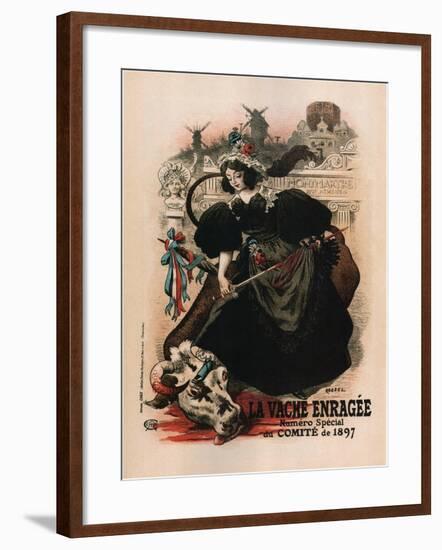 La Vache Enragee-Auguste Roedel-Framed Art Print