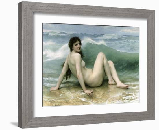 La Vague, 1896-William Adolphe Bouguereau-Framed Giclee Print