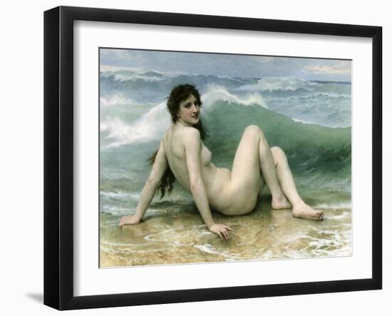 La Vague, 1896-William Adolphe Bouguereau-Framed Giclee Print