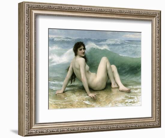 La Vague, 1896-William Adolphe Bouguereau-Framed Giclee Print