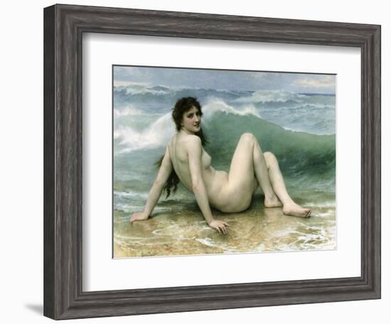 La Vague, 1896-William Adolphe Bouguereau-Framed Giclee Print