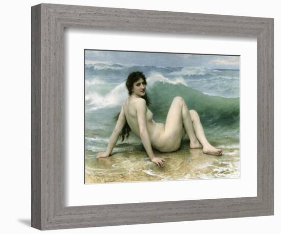 La Vague, 1896-William Adolphe Bouguereau-Framed Giclee Print