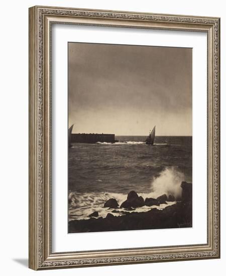 La Vague brisée. Mer Méditerranée, n°15-Gray Gustave Le-Framed Giclee Print