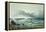 La Vague-Gustave Courbet-Framed Premier Image Canvas