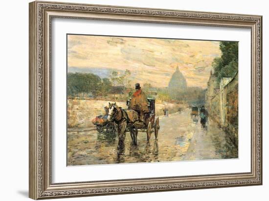 La Val De Grace, Spring Morning-Childe Hassam-Framed Art Print