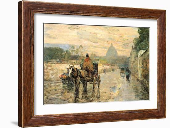 La Val De Grace, Spring Morning-Childe Hassam-Framed Art Print