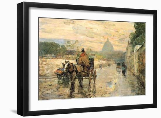 La Val De Grace, Spring Morning-Childe Hassam-Framed Art Print