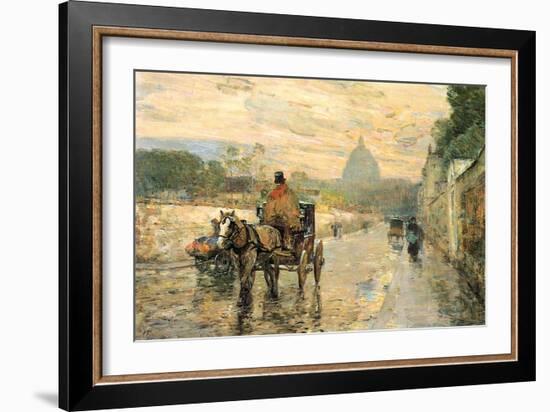 La Val De Grace, Spring Morning-Childe Hassam-Framed Art Print