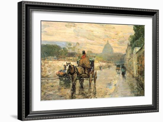 La Val De Grace, Spring Morning-Childe Hassam-Framed Art Print