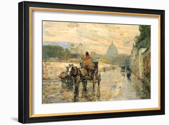 La Val De Grace, Spring Morning-Childe Hassam-Framed Art Print