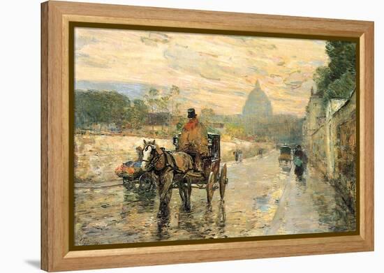 La Val De Grace, Spring Morning-Childe Hassam-Framed Stretched Canvas