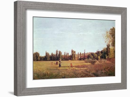 La Varenne De St. Hilaire, 1863-Camille Pissarro-Framed Giclee Print