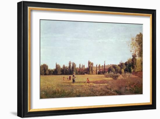 La Varenne De St. Hilaire, 1863-Camille Pissarro-Framed Giclee Print