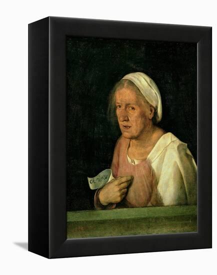 La Vecchia (The Old Woman) after 1505-Giorgione-Framed Premier Image Canvas