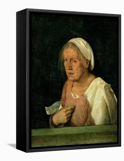 La Vecchia (The Old Woman) after 1505-Giorgione-Framed Premier Image Canvas