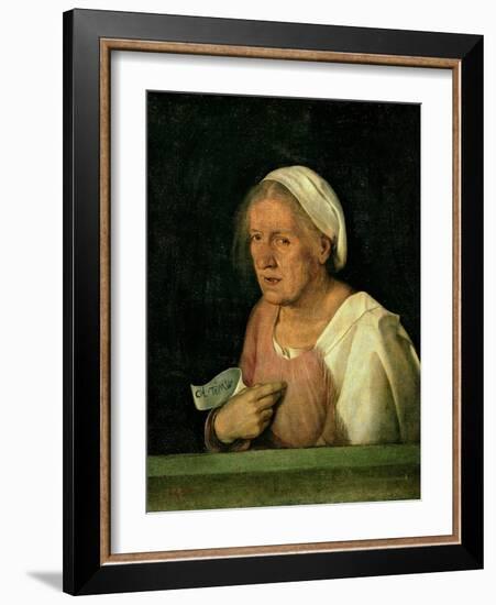 La Vecchia (The Old Woman) after 1505-Giorgione-Framed Giclee Print