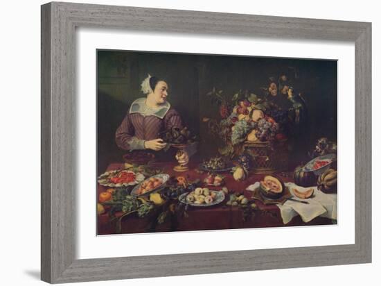 'La Vendedora De Frutas', (The Fruit Seller), 1636, (c1934)-Frans Snyders-Framed Giclee Print