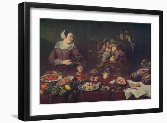 'La Vendedora De Frutas', (The Fruit Seller), 1636, (c1934)-Frans Snyders-Framed Giclee Print